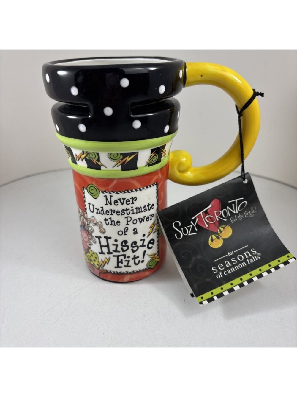 Suzy Toronto Travel Mug Never Underestimate Power Of A Hissie Fit Inspirational